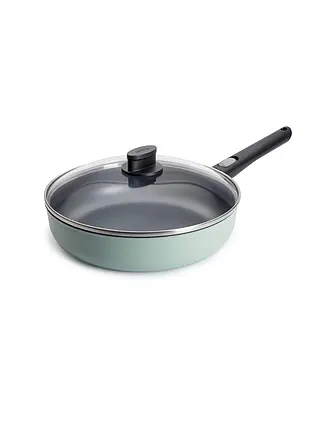 WOLL | Hochrandpfanne mit Deckel 28cm/3,3l ECOLOUR Jadegruen | 